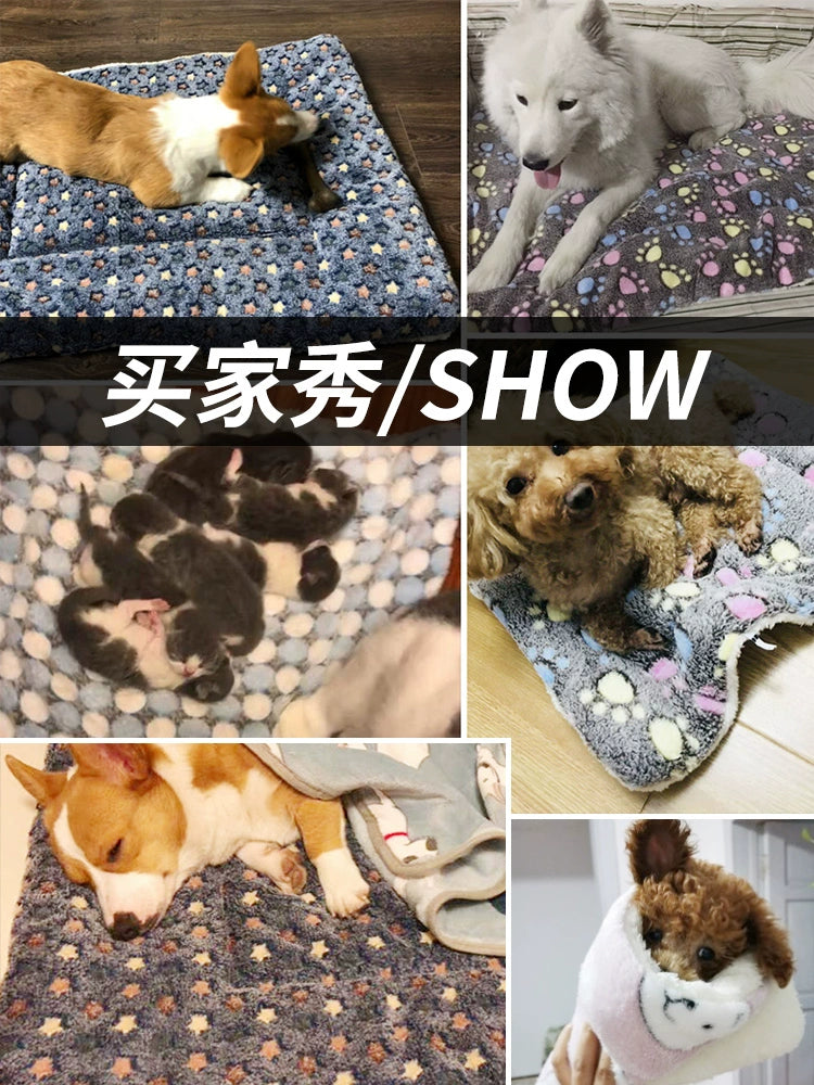 Dog Mat Cat Sleep Warm Pet Kennel Winter Cat Special Floor Mat All Year Round Neutral Autumn and Winter Sizes L - XL