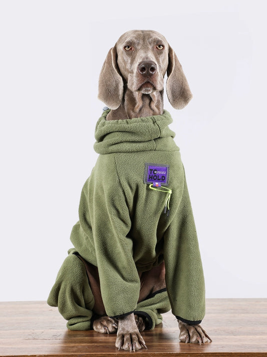 BigDog Pet Dog Clothes Large Dog Golden Retriever Labrador Big Dog Clothes Winter Thermal Four-Legged Clothes Fashion