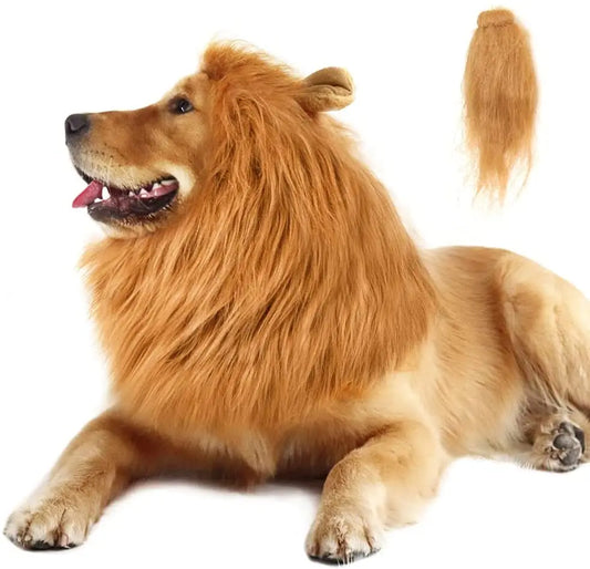 Lion Wig for Dogs Cute Pet Dog Cosplay Clothes  Costume Lion Mane